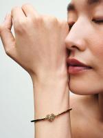 Pandora - VENTA FINAL - Brazalete con Cierres de corazón Celestial-Baño de Oro de 14 K - details 1