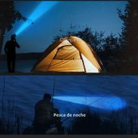 Linterna Frontal LED 5/11 Recargable Por USB Con Batería 18650 Integrada Lámpara De Mano Para Pesca Y Actividades Al Aire Libre - details 26