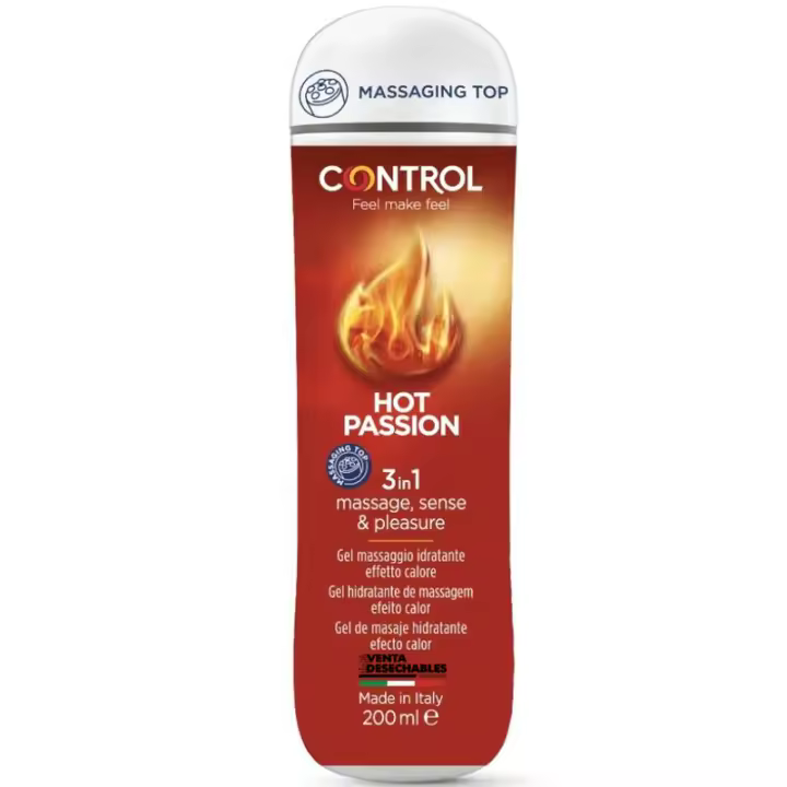 Control Lubricante Control Gel 3 en 1 Hot Passion 200 ml 8058664142163 - 1