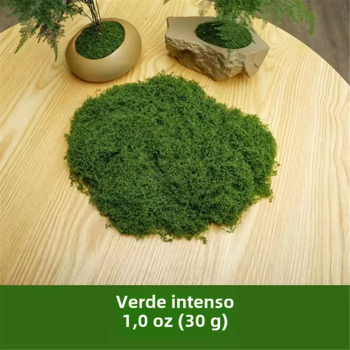 Moss Artificial Verde Para Ornamento De Jardín Decoración De Habitaciones Miniatura De Plantas Verdes DIY Para Macetas Y Artesanía - 1