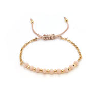 Pulsera De Cadena Dorada Para Mujer Con Cristales Facetados Pulsera Bohemia De Moda Hecha a Mano Para Fiestas Aniversarios Regalos - details 1