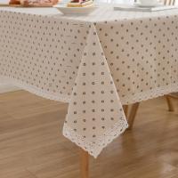 1PC, Mantel rectangular, Diseño floral Pequeño, Papel de cubierta con borlas beige, -Black Friday-Gift de Navidad - details 4