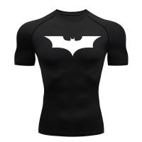 Camiseta De Compresión Para Hombre Y2K Rash Guard Quick Dry Fitness Running Gym Sport Rashgard Verano SPF50+ Polyester O-Neck - details 5