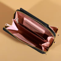 Bolso Bandolera Pequeño De Moda Para Mujer En Cuero Mate Mini Bolso De Hombro Mensajero Clutch Bolsa Para Teléfono Y Monedero Estilo Clásico - details 2