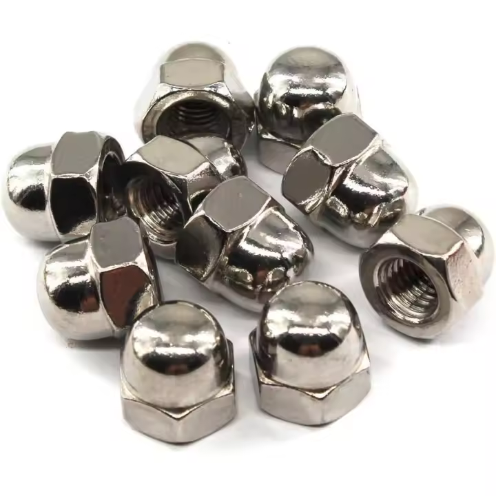 Juego de tuercas hexagonales con cabeza de bellota M6 de acero inoxidable 304 (30 piezas) - 1