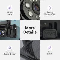 Cámara De Visión Trasera Para Coche Con Energía Solar Y Magnética WiFi 1080P Para RV Camper Camión iPhone Android APP Batería Integrada - details 5