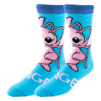 5 Pares De Calcetines De Anime Manga Para Mujer Diseño De Dibujos Animados Cómodos Y Suaves De Cuello Medio Y Redondo - details 1