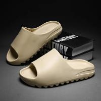 Pantuflas De Verano Para Mujer Y Hombre Talla Grande Con Suela Gruesa De EVA Cómodas Sandalias De Baño Y Hogar Zapatos De Playa Moda Transpirables Para Uso Diario - details 1