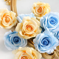 5/10pcs Cabezas De Rosa Silken Artificial Para Scrapbooking Decoración De Casas Bodas Navidad Arco De Navidad Decoración De Pasteles - details 10