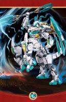Bloques De Construcción Creativos Serie Mecha Batalla Deformada Dragón Blanco Caballo Modelo Juguetes Transformables Para Niños Regalos Tamaño Pequeño Compatible Con Lego Material ABS - details 1