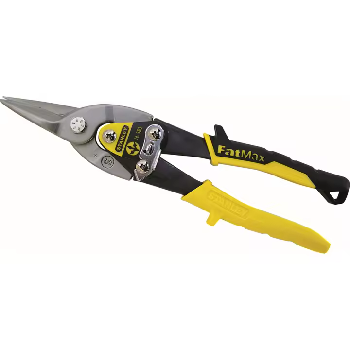 Stanley Tijera de Chapa Corte Recto 12mm - Palanca Combinada - 1