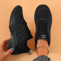 Zapatillas De Correr Casual Para Mujer Transpirables Ligeros Con Plataforma Y Cordones Zapatos Deportivos De Camuflaje Para Caminar Al Aire Libre - details 0