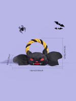 Juguetes Para Perros Pequeños Y Medianos De Halloween Calabaza Y Murciélago Juguete Chupable Duradero Y Ruidoso Para Regalos De Mascotas Fleece - details 1