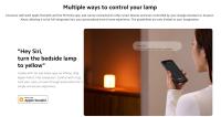 Lámpara De Noche Inteligente Xiaomi Mijia 2 Luz LED Para Mesa Con Control Táctil Bluetooth WiFi Colores Variados 400 Lumens Compatible Con Apple HomeKit Siri - details 9