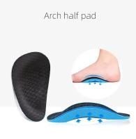 Almohadillas De Apoyo Arco Plano EVA Para Zapatos Hombres Y Mujeres Anti-Valgus Varus Deportivas Accesorios De Calcetines Transpirables Absorbentes De Sudor Y Suaves - details 0