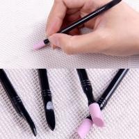 Nuevo Doble Cabeza De Rodillo De Cuarzo Para Arte De Uñas Exfoliante Y Frotar Suministros De Uñas Longitud 11.5cm - details 2