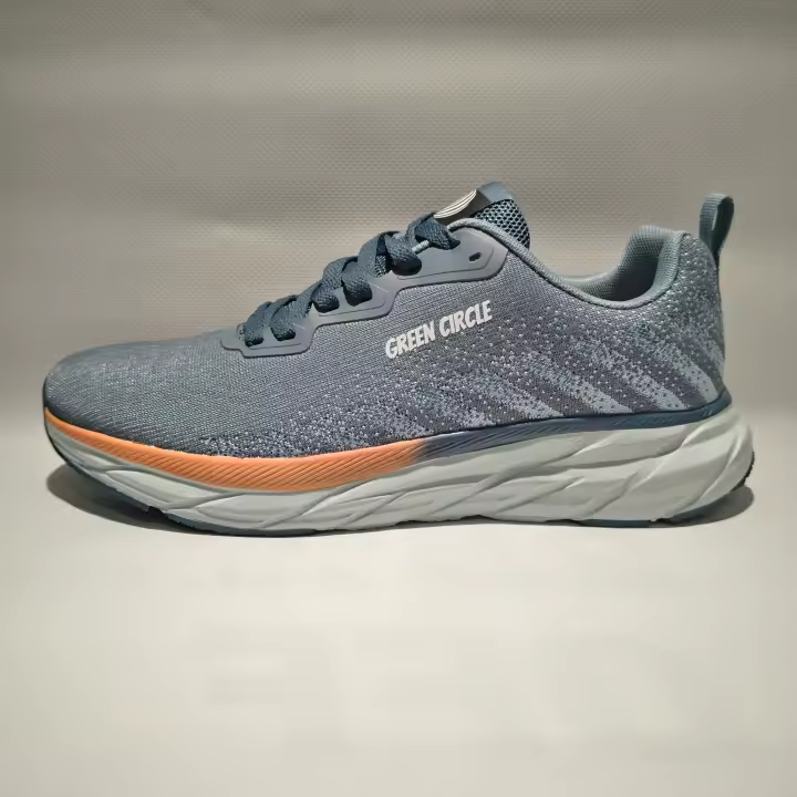 Zapatillas Running Hombre Green+Circle Zeus. Azul. Suela antideslizante. Ultraligeras. One piece - 1