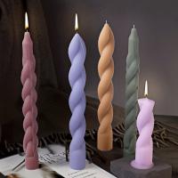 Molde De Silicona Para Velas En Forma De Espiral Geométrica Herramientas Para La Creación De Velas DIY Molde De Cera De Tubo Torcido - details 5