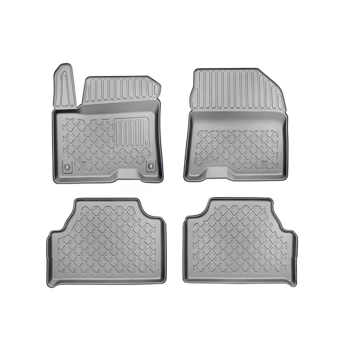 Alfombrillas de goma tipo cubeta para Hyundai Kona eléctrico desde 2018 hasta 2023 - 1