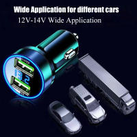Cargador De Coche 240W Con Dos Puertos USB Y Pantalla Digital Carga Rápida 120W Para iPhone Samsung Xiaomi Adaptador De Carga - details 7