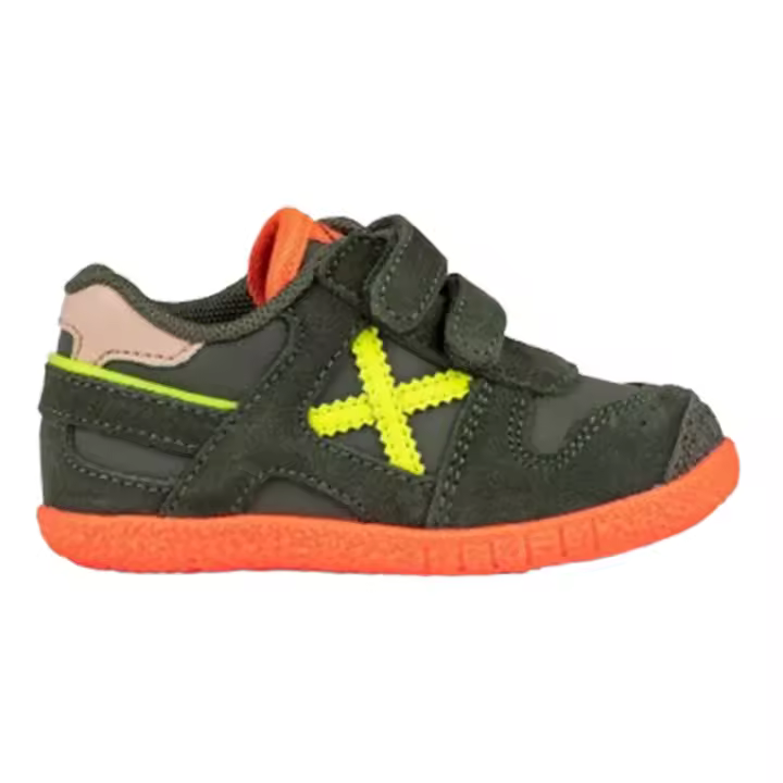 Shoes Deportivas Niñ@ Unisex marca Munich modelo Baby Goal 1594 para niñ@ unisex en color kaki - 1