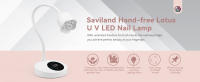Lámpara LED Recargable SAVILAND Para Uñas Con UV Mini Lámpara Para Secado Rápido De Esmalte De Gel Cordless Con Cuello De Ganso - details 0