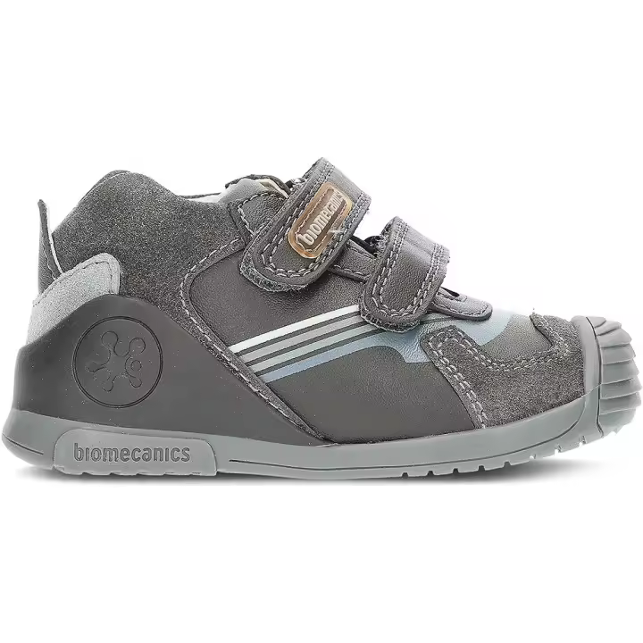 Biomecanics Zapatillas Urbanas 221127-B para Bebé en Cuero Auténtico con Forro Suave - Antracita - 1