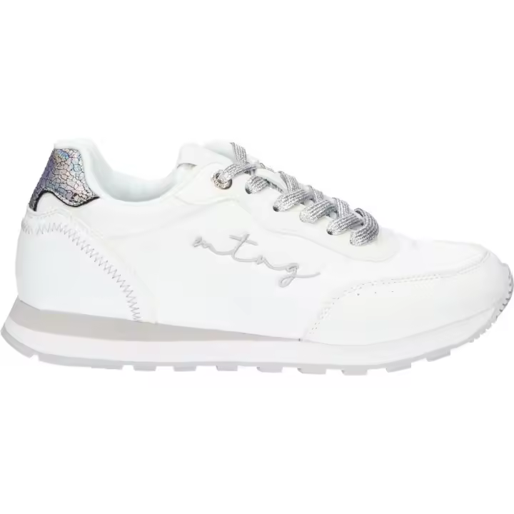 Deportivas de Mujer mtng 60494 C56420 GOLDY BLANCO-SERPEN PLATA - 1