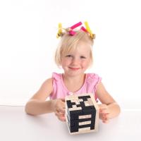 Rompecabezas 3D Cubo Luban Juguete Educativo De Madera Interlocking Para Niños Juego De Desarrollo Cerebral Regalo Para Niños - details 6