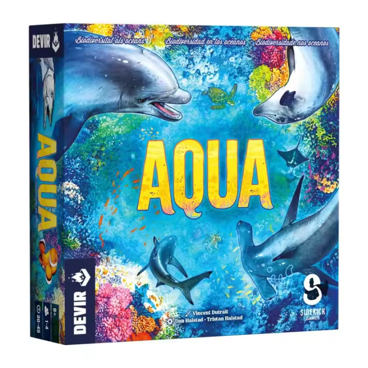 Devir AQUA - Juego de Mesa de Puzzle y Combinaciones de Coral - 1