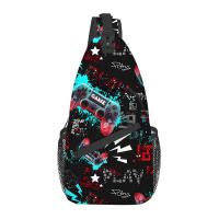 Bolsa De Pecho Para Consola De Juegos Con Capacidad Grande Dibujos Animados 3D Regalo Mejor Para Niños Y Niñas Deporte Al Aire Libre Moda Casual Fitness - details 0