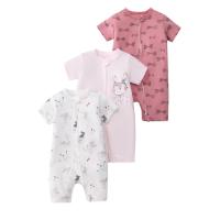 Mono de verano para bebé, de manga corta, con cremallera de doble cabeza, para gatear, para recién nacido, caja de regalo - details 25