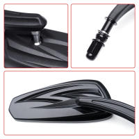 Espejos Retrovisores Traseros Para Motocicleta De Alta Calidad En Aluminio Para Harley Davidson Sportster Iron 883 Street Glide Para Conducción - details 5