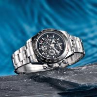 Reloj Mecánico PAGANI DESIGN 40mm Esqueleto Acero Inoxidable Impermeable Para Hombres Cristal De Zafiro Lujo Pulsera De Moda Y Casual - details 2