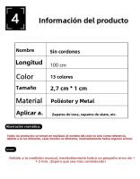 Cordones Sin Atar De Tira Elástica Y Colorida Con Bloqueo De Metal Para Zapatos Cómodos Y Rápidos De Desatar SMATLELF - details 5