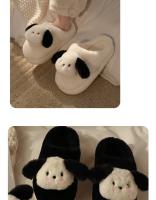 Nuevos Pantuflas De Hombre Para Interior Antideslizantes Invierno 2024 Suaves Y Cálidas Con Diseño De Oso De Peluche Pantuflas Casuales De Algodón Para Dormitorio - details 6