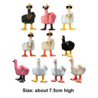 Pequeño Pato Creativo Y Divertido Estatua De Resina Personalizada Con Dedo Middle Para Decoración De Escritorio Hogar Jardín Regalo Figura Animal Estilo Moderno - details 1