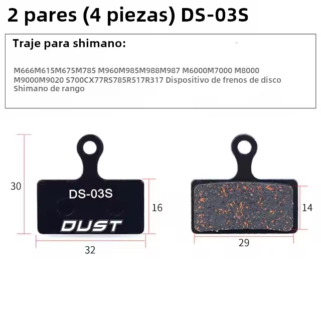 2 Pares De Frenos De Disco Hydraulico Para Bicicleta MTB Cerámicos Pads De Freno SRAM AVID HAYES Magura ZOOM Piezas De Ciclismo - 1
