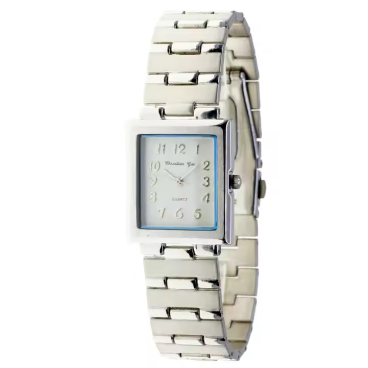 Christian Gar  Cg-4931-m-2 Reloj De Pulsera Analógico Para Mujer Color Plateado - 1