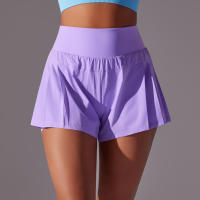 Shorts De Yoga Para Mujer Color Sólido Transpirables Secado Rápido Estilo Deportivo Para Verano Ciclismo Running Gimnasio - details 17