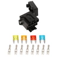 Juego De Caja De Fusibles De 4 Maneras Y Caja De Relé De 1 Manera Para RV/Barco/Tanque/Remolque/Marina/Truck/SUV/Camper Soporte O Bloque Combos Para Automóviles Y Electrónica De Automoción - details 1