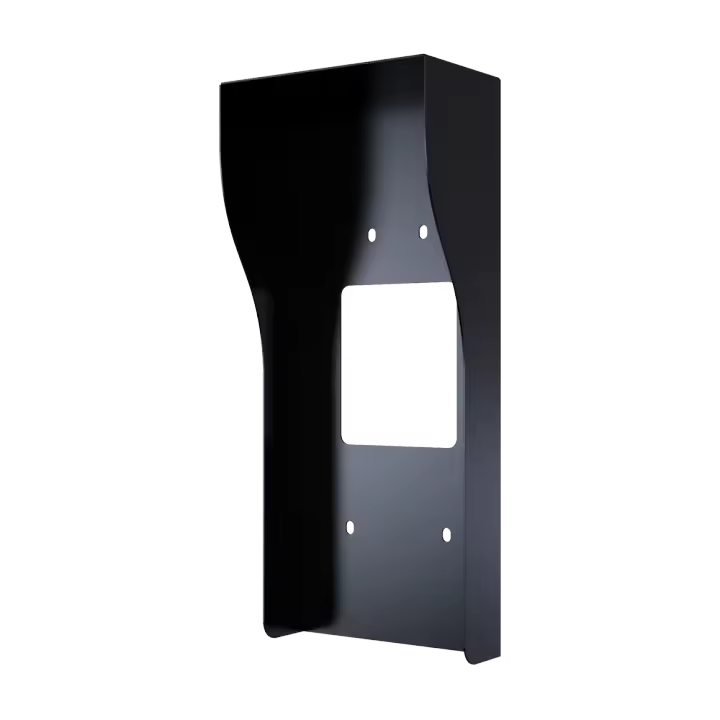 Cubierta para videoportero - Especí­fica para Akuvox AK-E16C - Medidas: 208 (Al) x 94 (An) x 50 (Fo) mm - Fabricada en acero galvanizado - Visera para lluvia - Montaje en superficie - 1