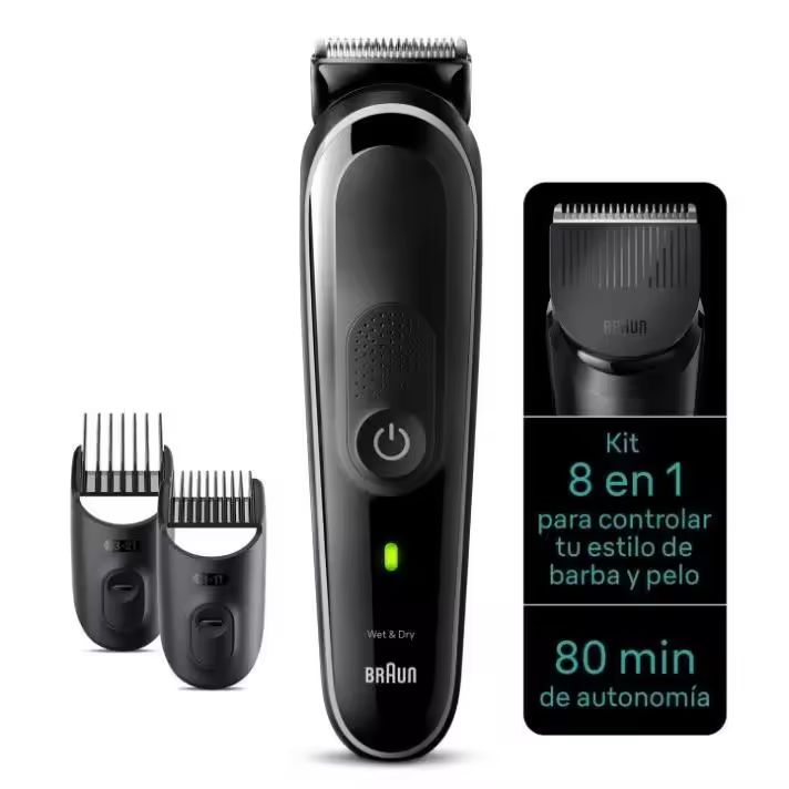 CORTAPELO BRAUN MGK3440 RECORTADORA 8 EN 1 - 1
