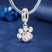 Encantos De Plata De Ley 925 Serie De Mascotas Gato Perro Lechuza Hongos Para Creación De Pulseras Joyas De Moda De Alta Calidad Regalo - details 5