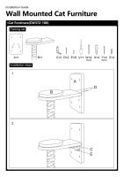 Juego De 2 Puestos Para Gatos Con Cuerda De Escalada Y Estante Montado En La Pared Gym De Selva Para Gatos Domésticos Interiores Poste De Rascado Escalera Juguete Interactivo - details 4