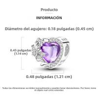Encanto De Plata De 925 Para Pulsera Con Barco De Paseo Y Corazón Joyería Fina Para DIY Regalo Con Cuentas De Papel Y Rosas - details 12