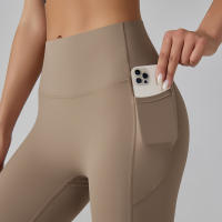 Leggings Para Mujer Con Bolsillos Pantalones De Yoga Para Gimnasio Deporte Fitness De Cintura Alta Control De Abdomen Para Correr Entrenamiento - details 28