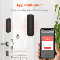 Sensor De Puerta Y Ventana Inteligente Tuya WiFi O ZigBee Detector De Apertura Y Cierre De Puertas Y Ventanas Para Hogar Inteligente Con Alarma Remota Por APP Incluye Batería DC 3V LR03 - details 4