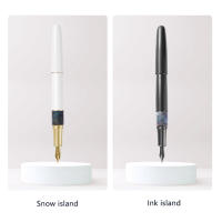 Nueva Pluma Fuente RIIMOO 518 De Metal EF F Nib Minimalista En Negro Y Blanco Regalo De Negocios De Alta Gama Suministros Escolares Y De Oficina Para Escritura - details 3
