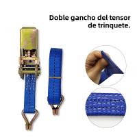 Cinta De Tensión Ratchete Para Coche Moto Camión 5M Resistente Al Desgaste Con Hebilla Metálica Fijación De Carga De Poliéster - details 1